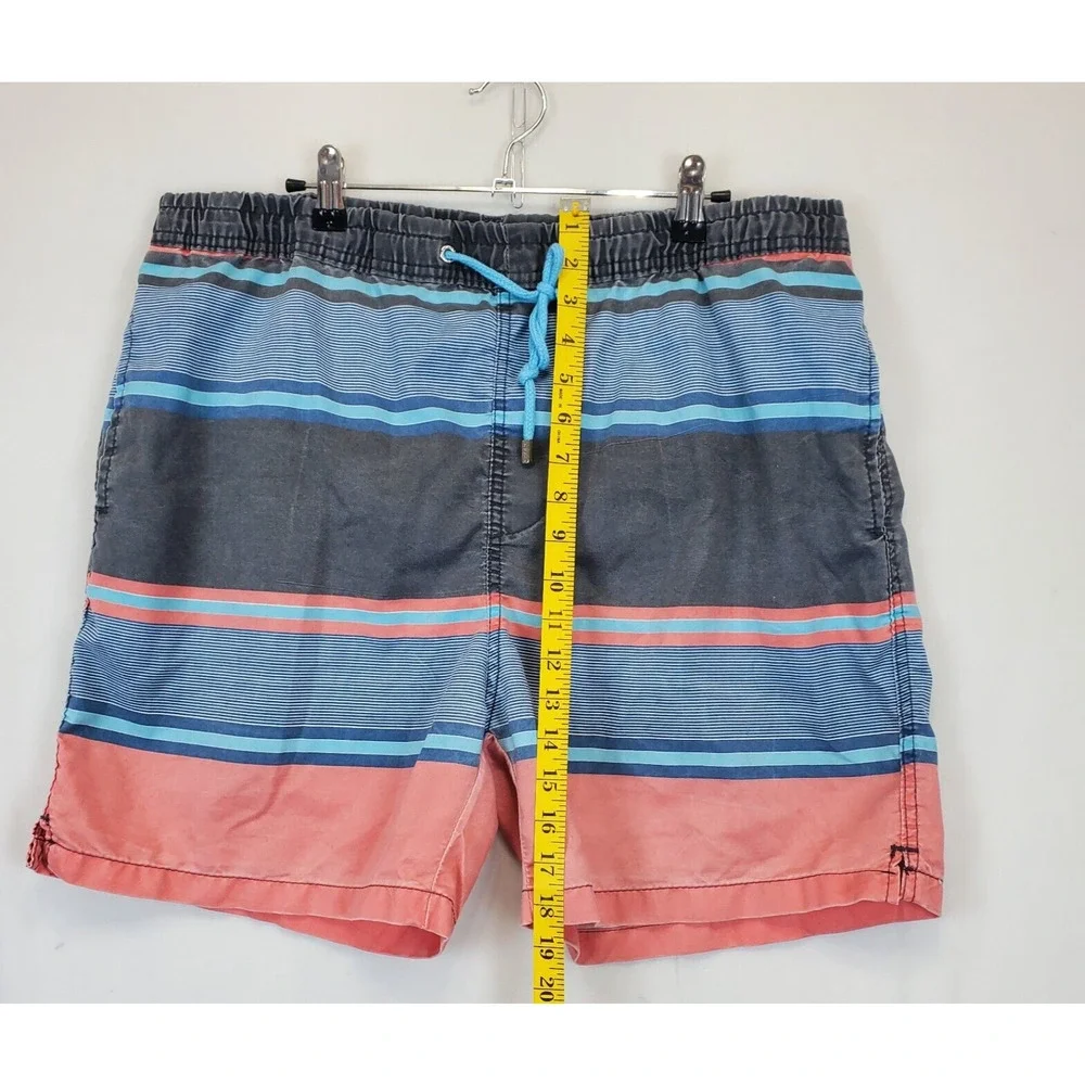 Ingear Swim Trunks Men XL 40 / 42 Drawstring Mesh Lining Beach Shorts Blue